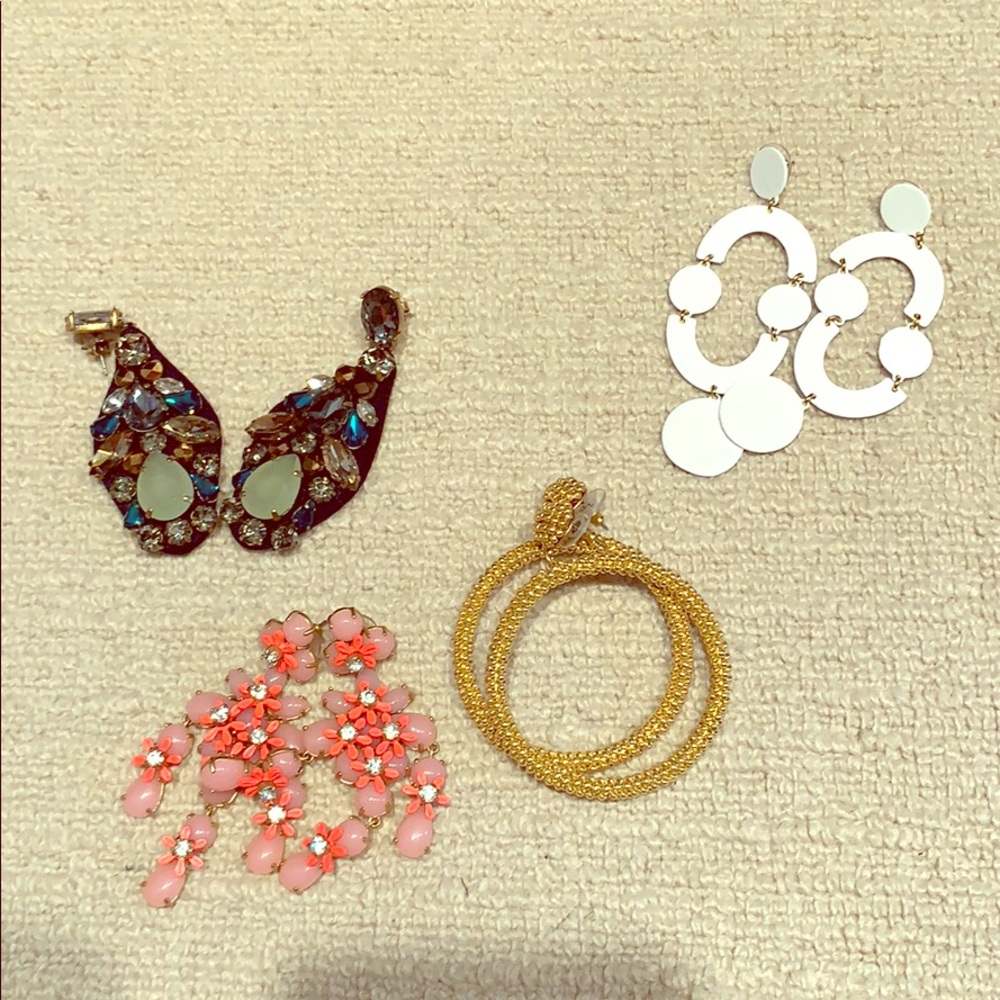2 pairs of J Crew earrings in last two pics